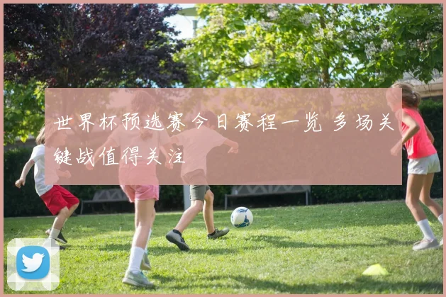 世界杯预选赛今日赛程一览 多场关键战值得关注